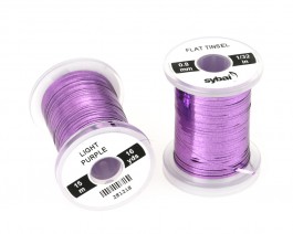 Flat Tinsel, 0.8 mm, Light Purple